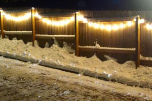 A snowy night is no challenge to this crew