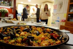 A view from the paella pan